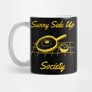 Sunny Side Up Society Egg Drawing Sketch Mug
